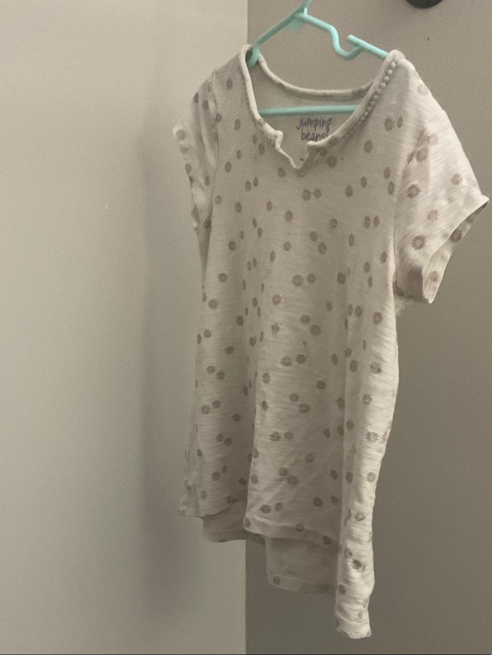 jumping beans Cream Dot Short Sleeve Tee